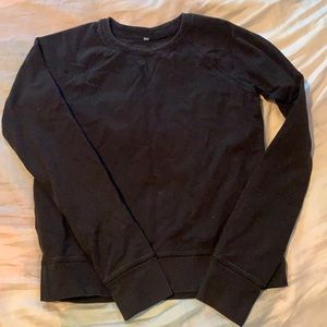 Lululemon crew sweatshirt - size 6 black